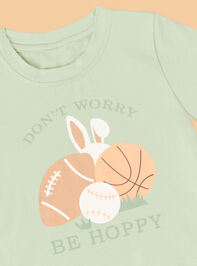 Don't Worry be Hoppy Graphic Tee Detail 3 - ALTAR'D STATE KIDS