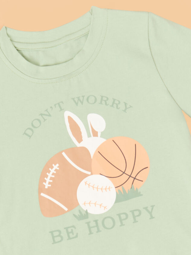 Don't Worry be Hoppy Graphic Tee Detail 3 - ALTAR'D STATE KIDS