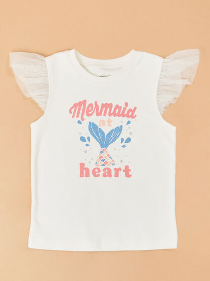 Mermaid at Heart Tee - ALTAR'D STATE KIDS