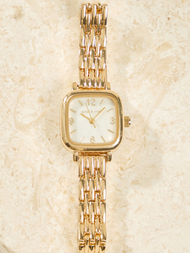 Square Face Thin Link Watch - AS Kids