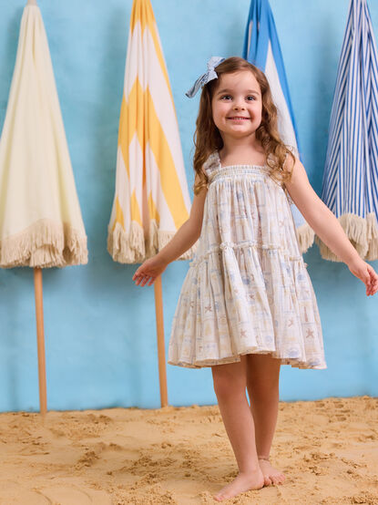 Beach Patchwork Toddler Dress - ALTAR'D STATE KIDS