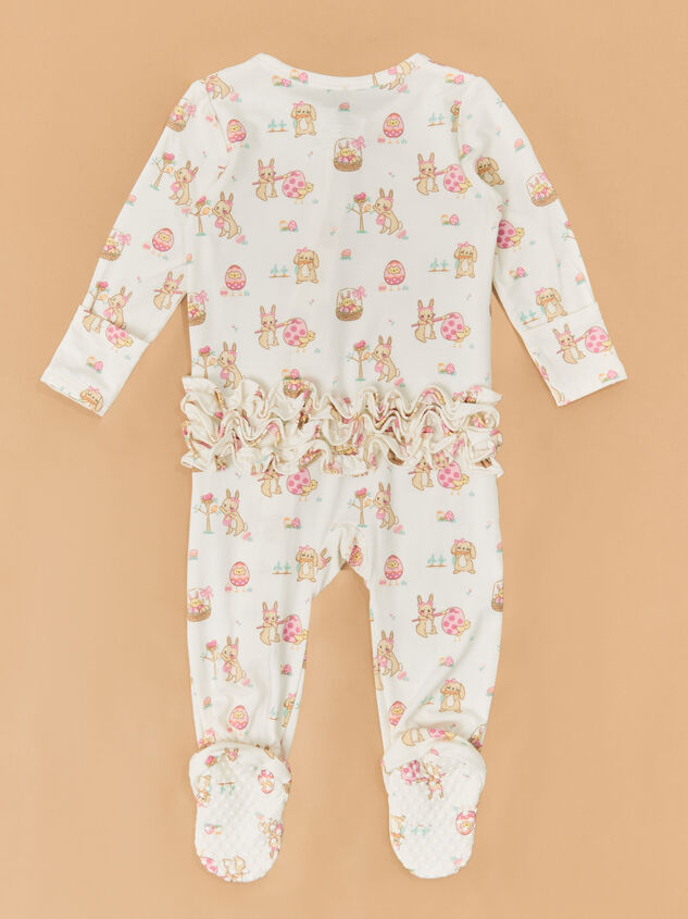 Easter Hunt Ruffle Footie Detail 2 - ALTAR'D STATE KIDS