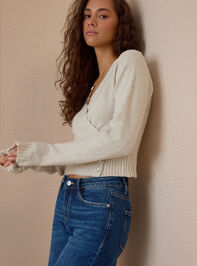 Ciela Wrap Button Side Sweater Detail 3 - AS Kids