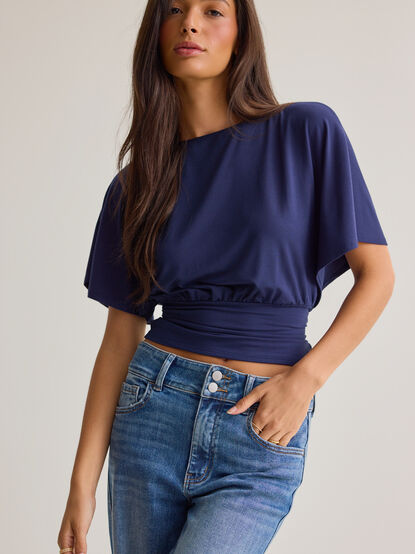 Mina Boatneck Fitted Top - AS Kids