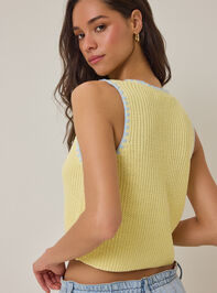 Kelia Contrast Stitch Vest Detail 4 - AS Kids