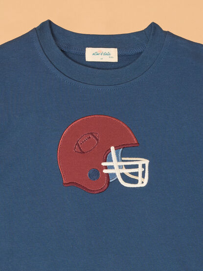 Frank Football Helmet Sweatshirt - AS Kids