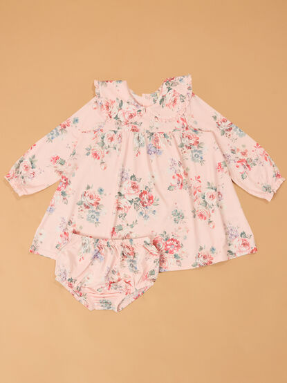 Sofia Long Sleeve Floral Dress - AS Kids