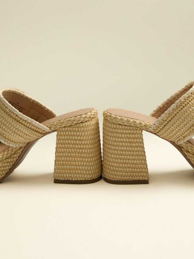 Danila Platform Raffia Heels Detail 3 - AS Kids