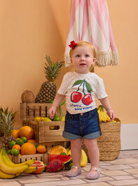 Cherry Good Friends Tee Detail 4 - AS Kids