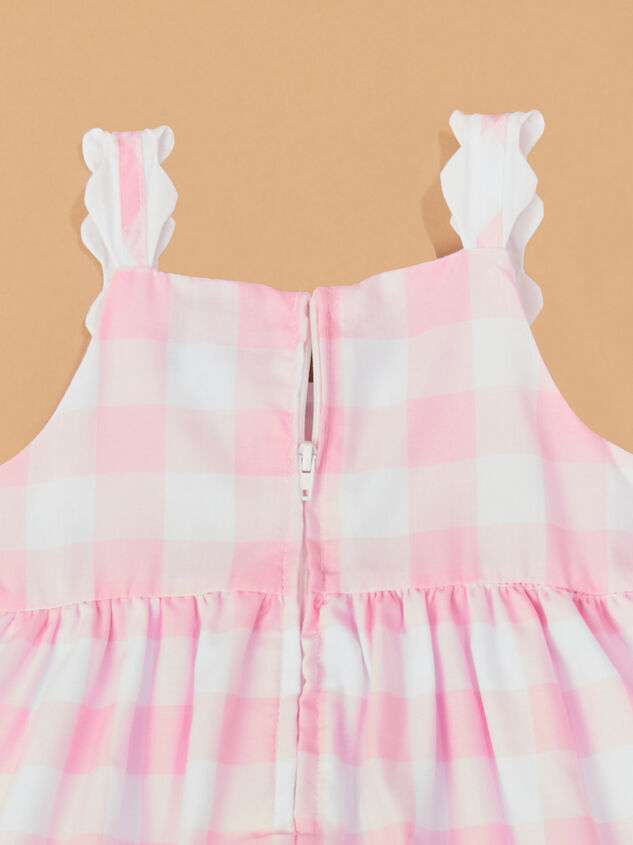 Cindy Check Dress with Headband Detail 5 - ALTAR'D STATE KIDS