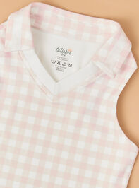 Lena Gingham Polo Tank Detail 3 - ALTAR'D STATE KIDS