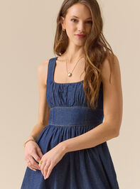 Janice Denim Midi Dress Detail 4 - ALTAR'D STATE KIDS