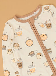 Extra Love Latte Romper Detail 2 - AS Kids