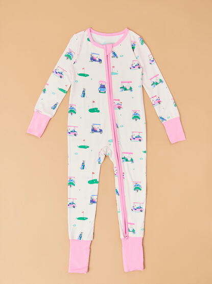 Vivian Vintage Golf Romper - ALTAR'D STATE KIDS