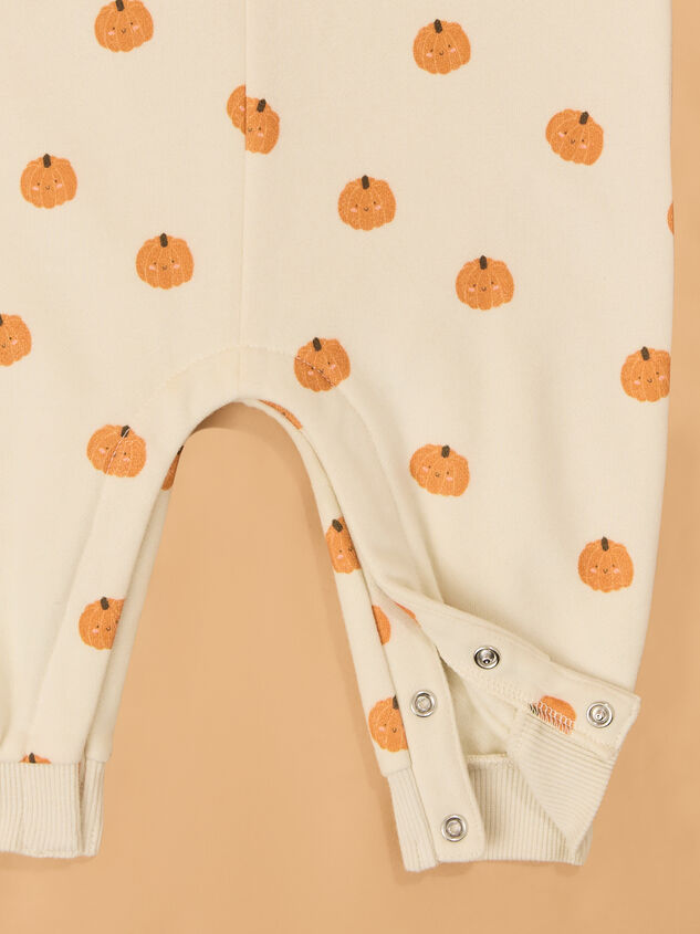 Sweet Squash Long Sleeve Jumpsuit Detail 4 - AS Kids
