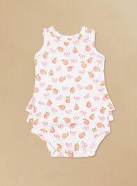 Bow Peachy Ruffle Bodysuit - AS Kids