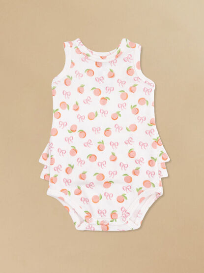 Bow Peachy Ruffle Bodysuit - AS Kids