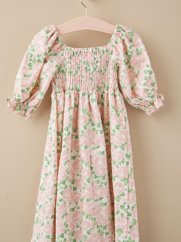 Laynie Floral Mini Dress Detail 3 - ALTAR'D STATE KIDS