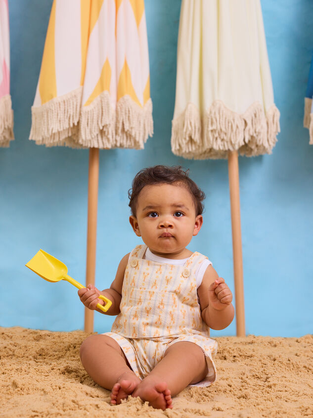 Lobster Stripe Shortall Detail 4 - AS Kids