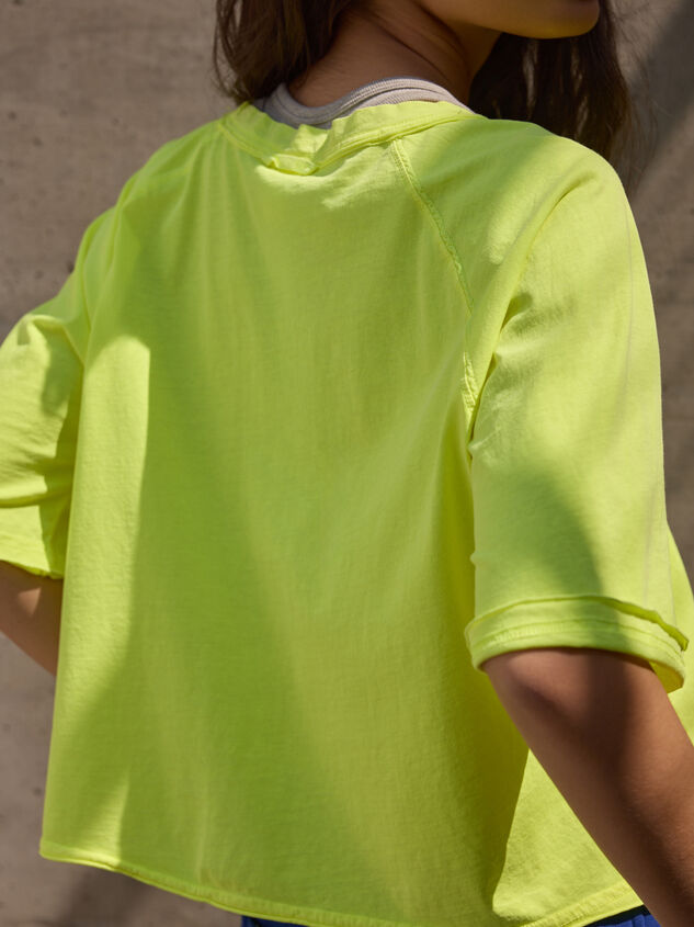 Sideline Snap Boxy Tee Detail 4 - ALTAR'D STATE KIDS