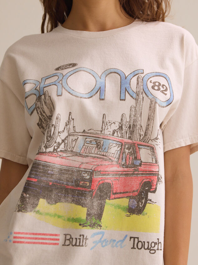 Stevie Bronco 82 Oversized Tee Detail 2 - ALTAR'D STATE KIDS