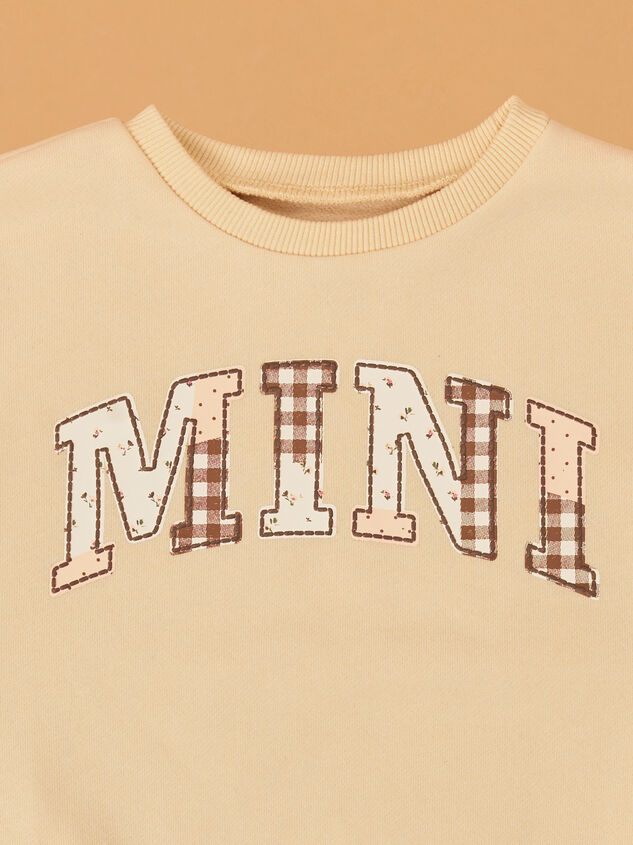 Maris Multi-Patch Mini Sweatshirt Detail 2 - AS Kids