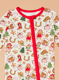 Christmas Cowgirl Sleeper Detail 3 - ALTAR'D STATE KIDS
