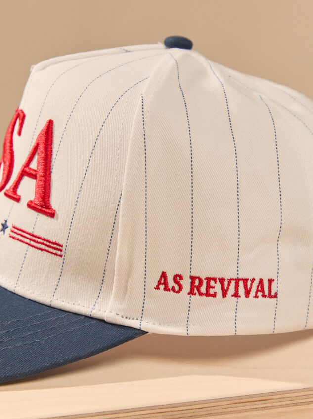 Liberty Stripe Cap Detail 4 - AS Kids