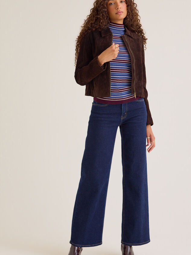 Aaliyah Geniune Suede Jacket Detail 5 - AS Kids