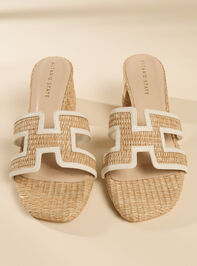 Eileen Raffia Heel Detail 3 - ALTAR'D STATE KIDS