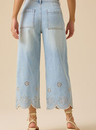 Natalee Embroidered Eyelet Jeans Detail 5 - ALTAR'D STATE KIDS