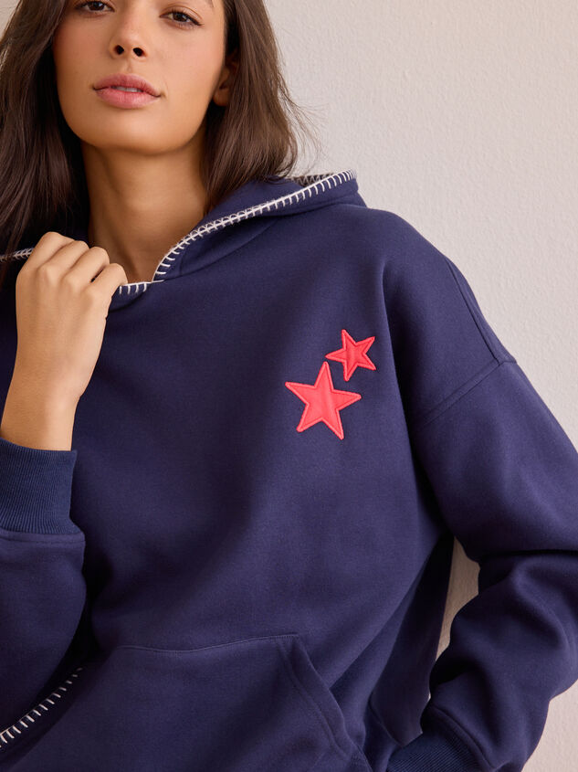 Meet Me at the Ballgame Applique Hoodie Detail 2 - AS Kids