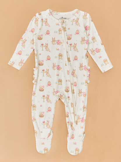 Easter Hunt Ruffle Footie - ALTAR'D STATE KIDS