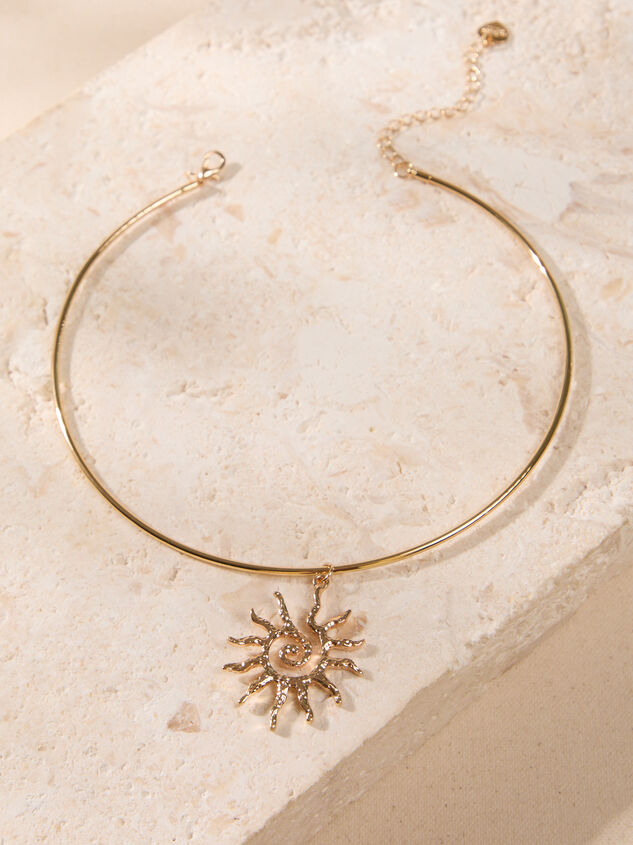 Gemma Sun Dial Necklace Detail 2 - AS Kids