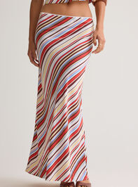 Hutton Striped Midi Skirt Detail 4 - AS Kids