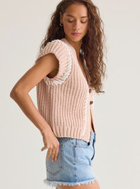 Katrina Short Sleeve Cardigan Detail 3 - AS Kids