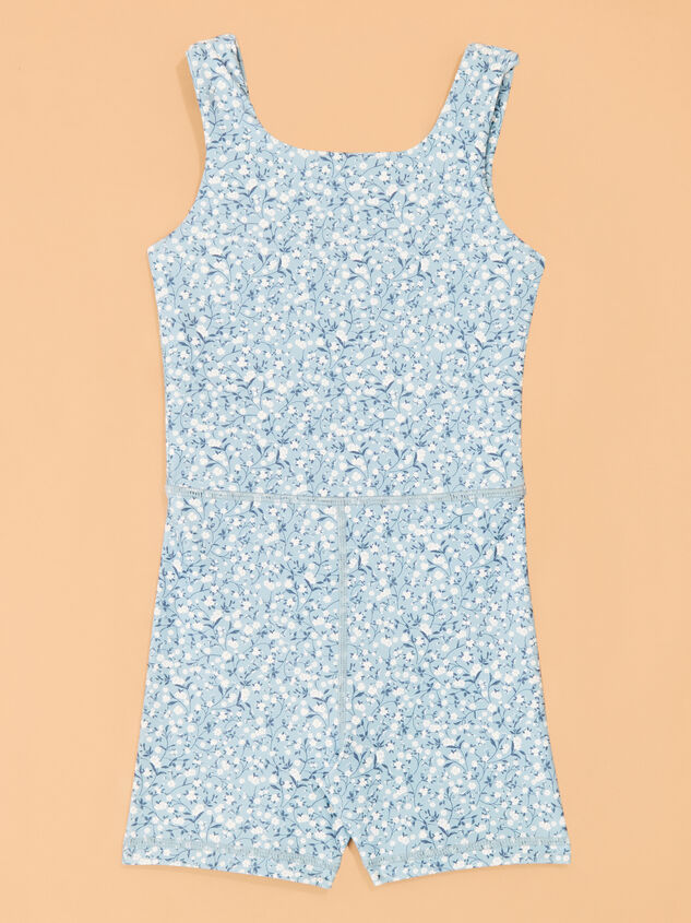 Addy Floral Unitard Detail 2 - AS Kids