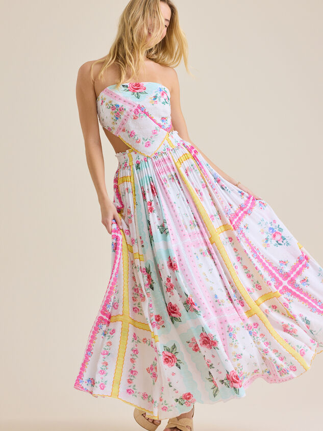 Gianna Floral Bandana Top Detail 5 - ALTAR'D STATE KIDS