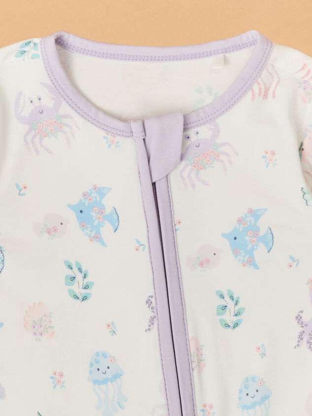Floral Sea Creature Romper Detail 3 - ALTAR'D STATE KIDS