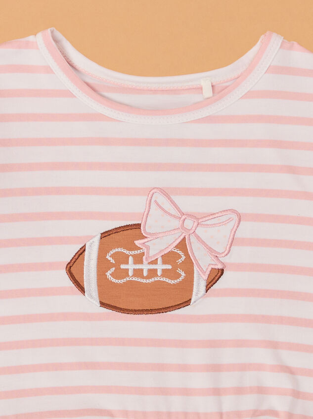 Savannah Stripes & Bows Football Set Detail 2 - AS Kids