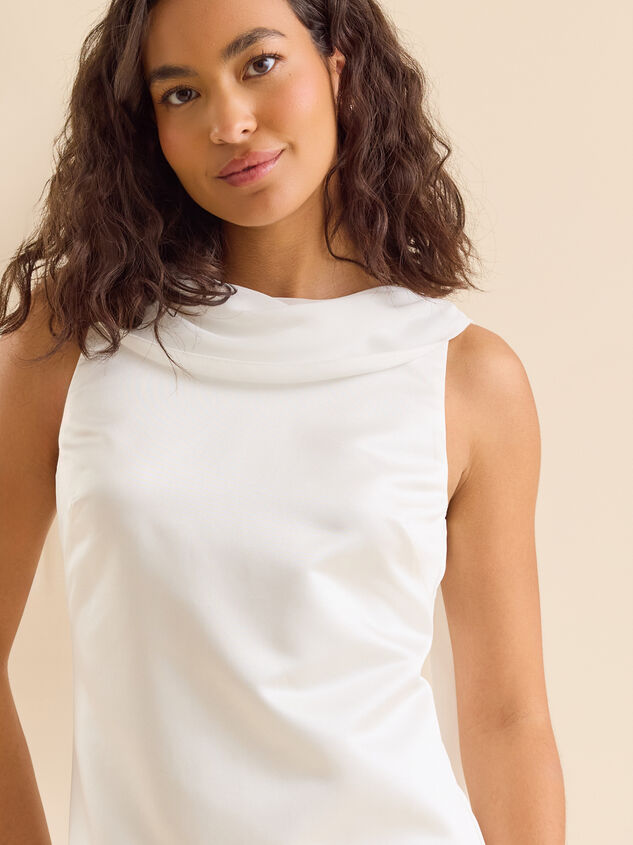 Alma Satin Mini Dress Detail 3 - ALTAR'D STATE KIDS