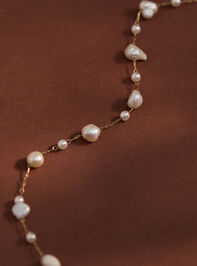 Dainty Pearl Chain Bracelet Detail 2 - ALTAR'D STATE KIDS