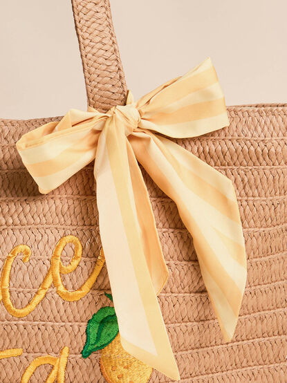 Dolce Vita Straw Tote - ALTAR'D STATE KIDS