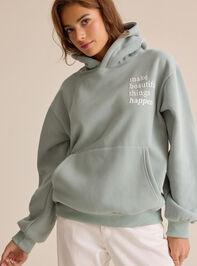 Make Beautiful Things Happen Hoodie Detail 3 - AS Kids