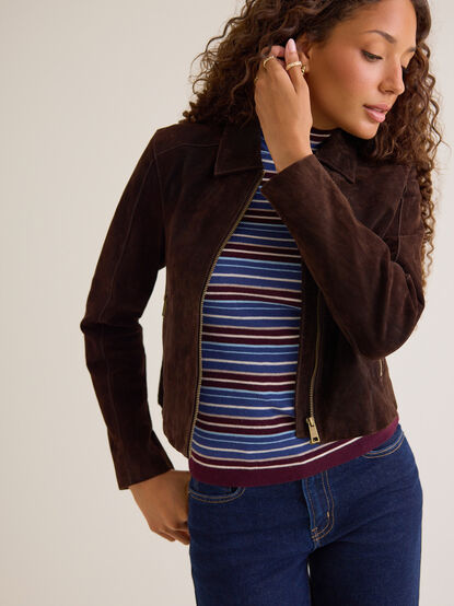 Aaliyah Geniune Suede Jacket - AS Kids
