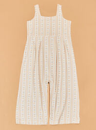 Horseshoe Bow Stripe Jumpsuit - AS Kids