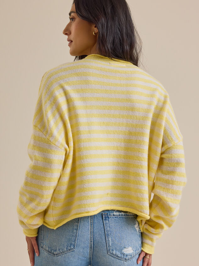 Sophia Stripe Cardigan Detail 4 - ALTAR'D STATE KIDS