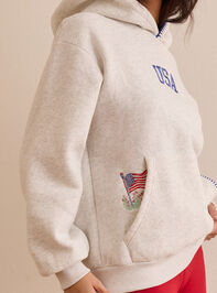 God Bless America Hoodie Detail 4 - AS Kids