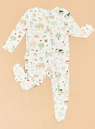 Farm Animal Ruffle Footie Detail 2 - ALTAR'D STATE KIDS