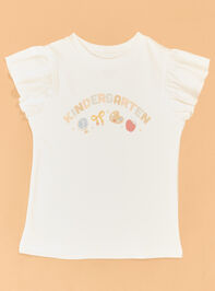 Flutter Sleeve Kindergarten Tee Detail 2 - AS Kids
